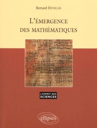 L'émergence des mathématiques