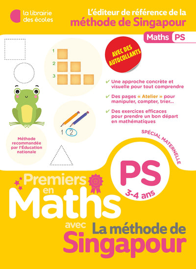 Premiers en maths - Méthode de Singapour PS