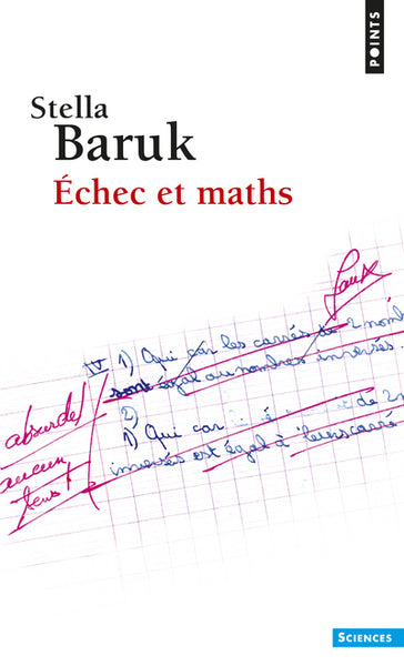 Echec et maths (poche)